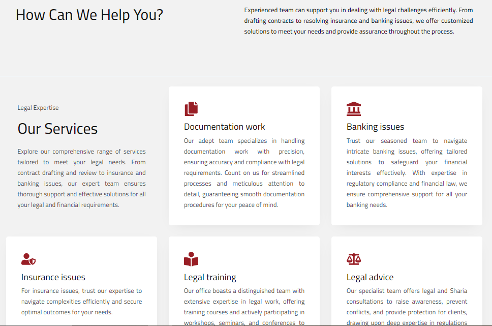 Law firm Website