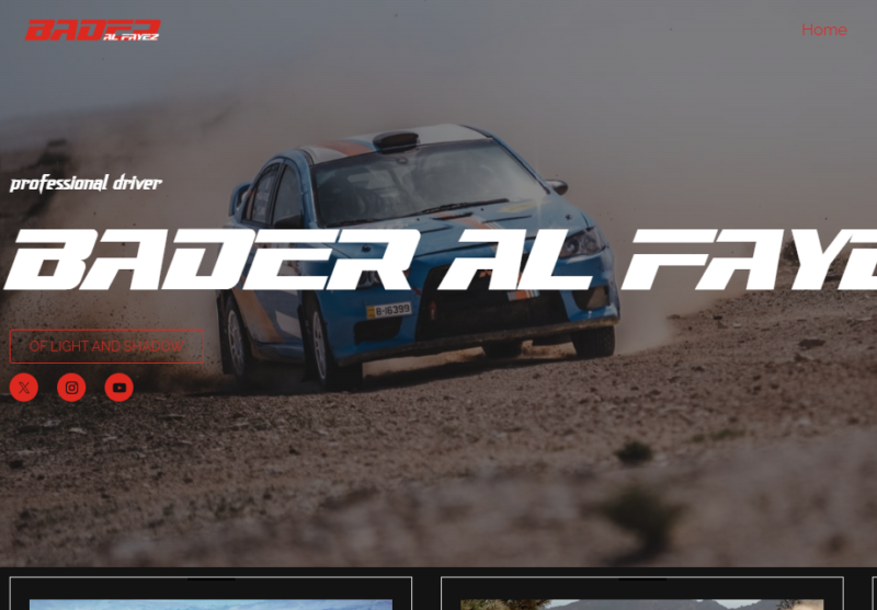 Rally Driver Website